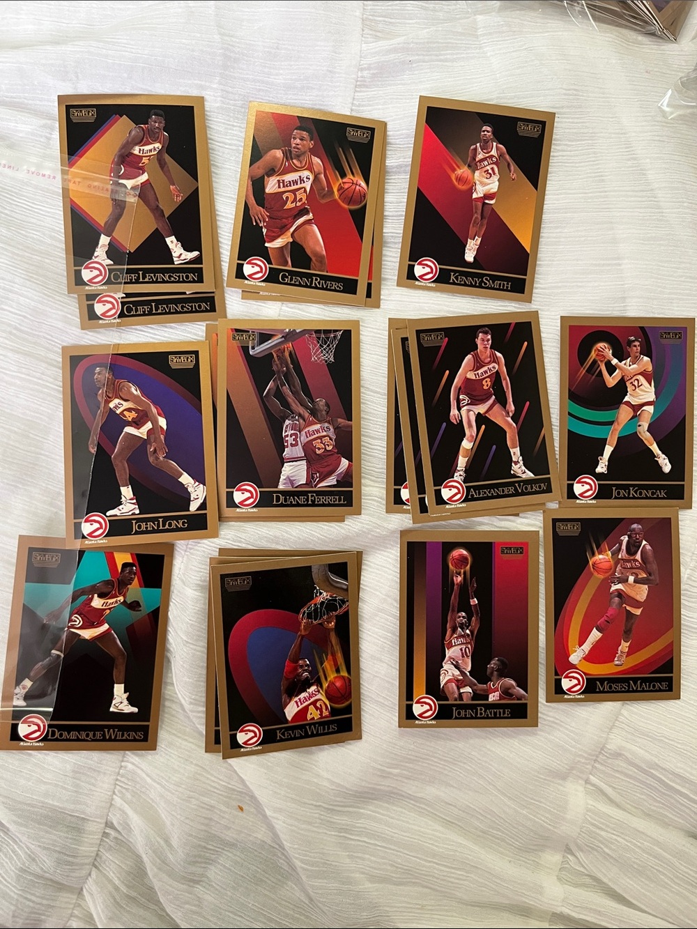 NBA Atlanta Hawks Trading Cards - Black, Red, Gold